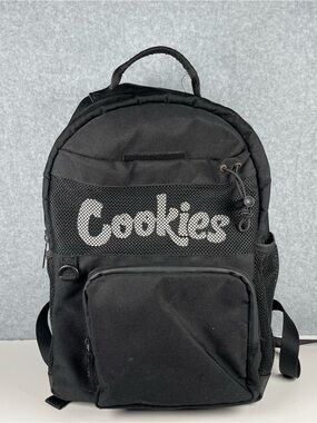 Cookies Black Mesh Logo Backpack